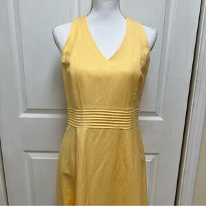 Jessica Howard Petite | Yellow Midi Dress | Size 10